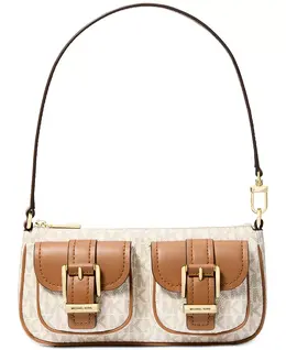 Сумка через плечо Zoe Small Convertible Michael Kors, белый 20674083 | vanilla/acorn
