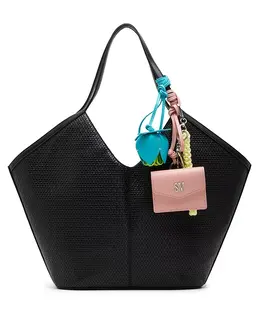 Сумка-тоут Maira с тиснением и очень большой фактурой Steve Madden, черный 21984781 | black
