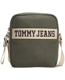Мужская сумка-репортер Tommy Jeans Retro Reporter Bag Tommy Hilfiger, зеленый 20716371 | pewter green