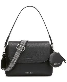 Сумка Millie через плечо трансформируемая Calvin Klein, черный 15480758 | black/silver