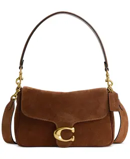 Мягкая кожаная сумка через плечо Tabby Coach, коричневый 22984795 | brass/warm brown