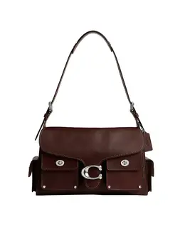 Грузовая сумка Tabby Snap через плечо Coach, коричневый 23085224 | maple