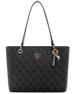 Ноэль II Маленькая сумка-тоут Guess, черный 22015557 | coal logo/black strap