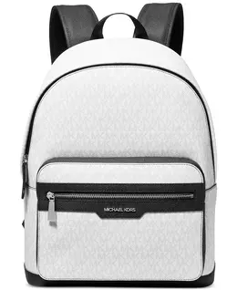 Мужской кожаный рюкзак Explorer с логотипом Michael Kors, белый 20931218 | white