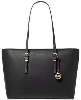 Кожаная сумка-тоут Quinn Extra Large East West Michael Kors, черный 22400984 | black