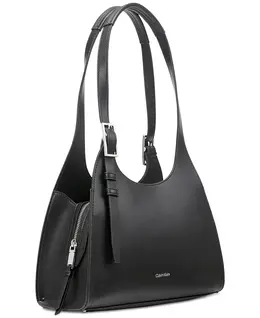 Сумка через плечо Quill Medium Calvin Klein, серебряный 20726305 | black silver