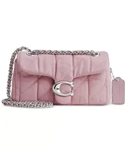 Сумка через плечо Tabby 20 в стеганом дениме Coach, мультиколор 21464228 | silver/ballerina