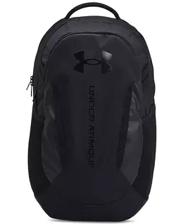 Мужской рюкзак UA Hustle 6.0 однотонный Under Armour, черный 17571228 | black / black / black