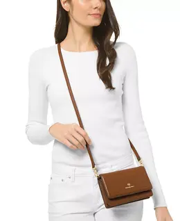 Jet Set Charm Small Phone Конвертируемая сумка через плечо Michael Kors, белый 11951071 | optic white/silver