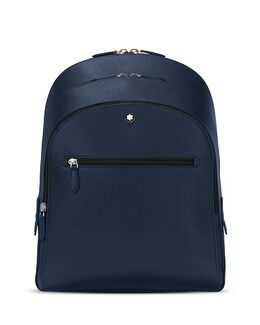 Средний кожаный рюкзак Sartorial Montblanc, синий 4618152 | blue