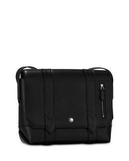MST Selection Мини-сумка-почтальон из мягкой кожи Montblanc, черный 4845754 | black