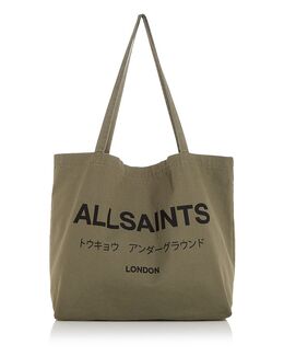Сумка-шоппер с логотипом Underground Allsaints, зеленый 5139628 | nori green