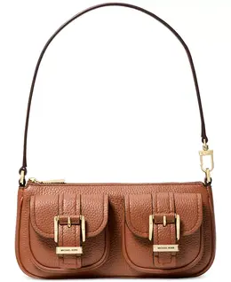 Сумка через плечо Zoe Small Leather Convertible Michael Kors, коричневый 20674084 | luggage