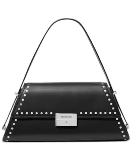 Людовская маленькая кожаная трансформируемая сумка через плечо Michael Kors, черный 20673739 | black