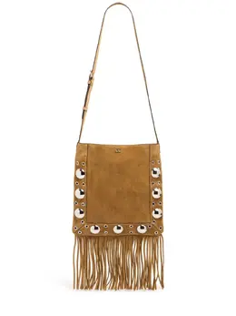 Valentino Garavani Fringed Suede Shoulder Bag 81ig6z006-ukry0