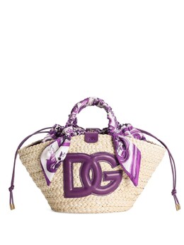 Dolce & Gabbana Kendra Small Straw Tote bb7695av860i03tn