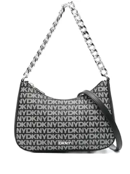 DKNY small Jenna logo-plaque chain cross body bag 31085358