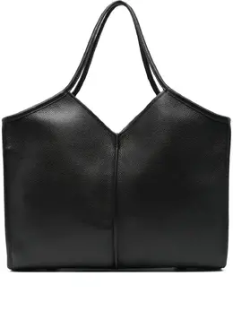 Hereu Calella V-neck calfskin tote bag 31356479