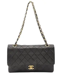 Chanel 1989-1991 Medium Classic Lambskin Double Flap shoulder bag 31567533