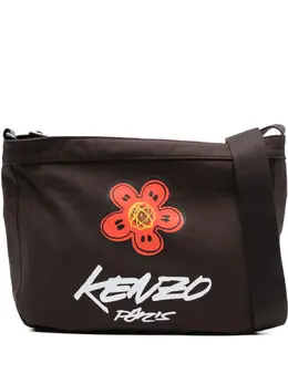 Kenzo slogan-print shoulder bag 31452651