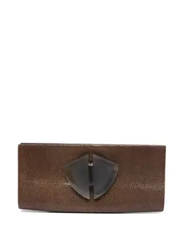 Giorgio Armani 2000s stingray clasp clutch 30354067