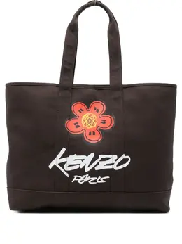 Сумка-шоппер X Futura 2000 Utility Boke с цветочным принтом Kenzo, коричневый 31452562 | коричневый