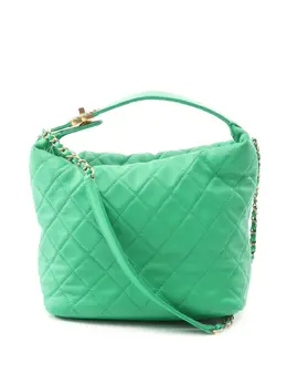 Chanel 2019 Large Quilted Lambskin Perfect Meeting Hobo satchel 31567536