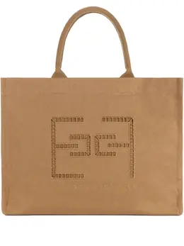 Elisabetta Franchi broderie-anglaise tote bag 29880842