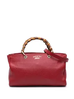 Gucci 2016-2025 Medium Calfskin Bamboo Shopper satchel 31567907