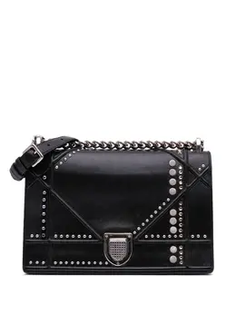 Christian Dior 2015 Medium Studded Lambskin Diorama Flap crossbody bag 31567877