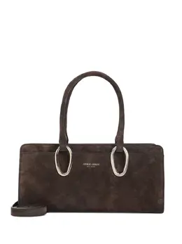 Giorgio Armani suede ring-detail shoulder bag 31437501