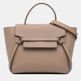 Celine Brown Micro Grained Calfskin Belt Bag 1193012