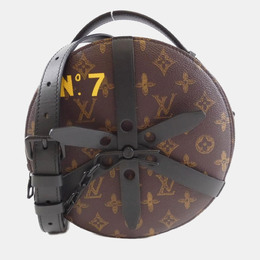 Louis Vuitton Wheel Box Brown Canvas Shoulder Bag 1192412