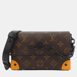 Louis Vuitton Steamer Brown/Black Canvas Wallet Bag 1192422