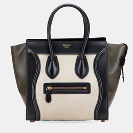 Celine Multicolor Micro Leather Luggage Tote 1192995