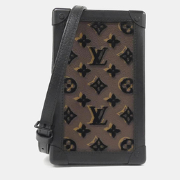 Louis Vuitton Tuffetage Vertical Soft Trunk Black Monogram Canvas Shoulder Bag 1192350