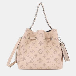 Louis Vuitton Bella Magnolia Mahina Leather Shoulder Bag 1192345