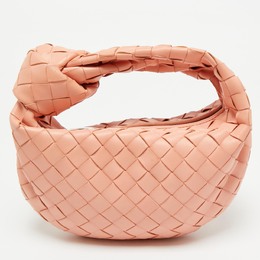 Bottega Veneta Peach Intrecciato Leather Mini Jodie Hobo 1191935