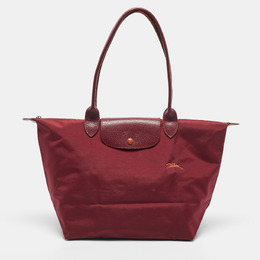Longchamp Red Nylon Large Le Pliage Tote 1191097