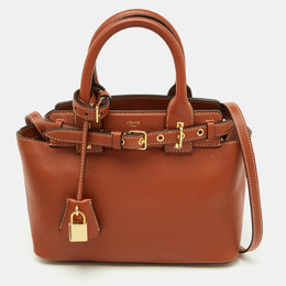 Celine Brown Supple Leather Teen Conti Satchel 1190625