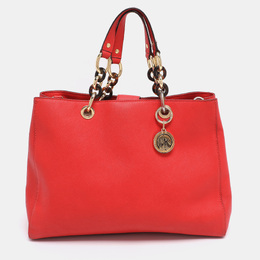 Michael Kors Red Blue Leather Cynthia Tote 1190151