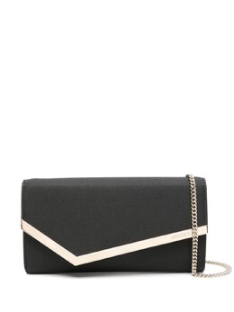 Jimmy Choo мини-клатч Emmie с блестками, черный emmiecnq | черный