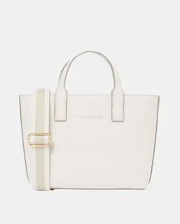 Мини-сумка тоут в бело-голубом цвете Tommy Hilfiger, белый a54783040 | blanco
