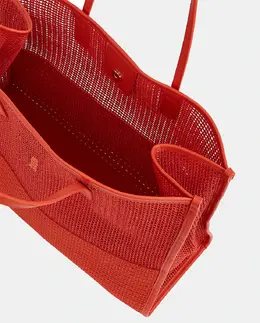 Сумка-тоут из оранжевой рафии Tommy Hilfiger, оранжевый a54783111 | naranja