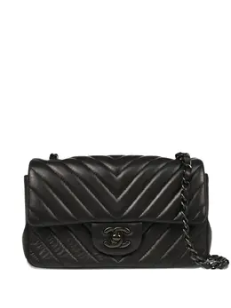 Chanel 2015 Single Flap chevron lambskin shoulder bag 31308732