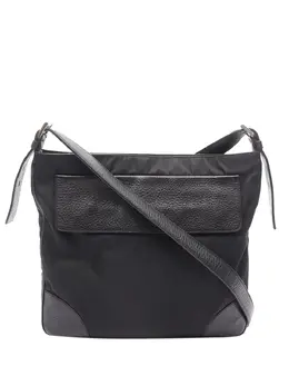 Prada 2013-2025 Vitello Daino Trimmed Tessuto Zip Top crossbody bag 31604899