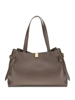 Yuzefi Gyoza knotted-detail calf-leather tote bag 31276947