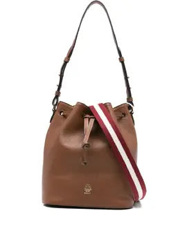 Кожаная сумка-ведро с завязкой Bally, коричневый 31460272 | коричневый