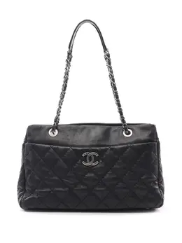 Chanel 2012-2013 Medium CC Quilted Calfskin Stitch It tote bag 31577428