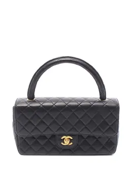 Chanel 1994-1996 Medium Lambskin Kelly Parent Top Handle Bag handbag 31577437